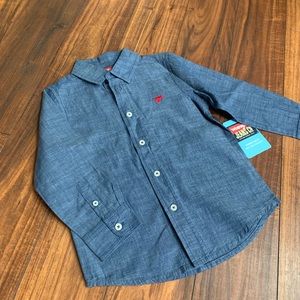 Wrangler denim chambray button down